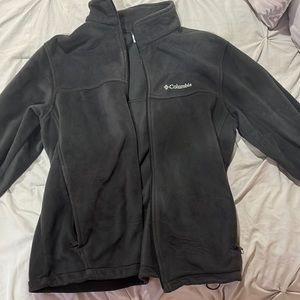 Columbia Black Fleece Zip Up Jacket